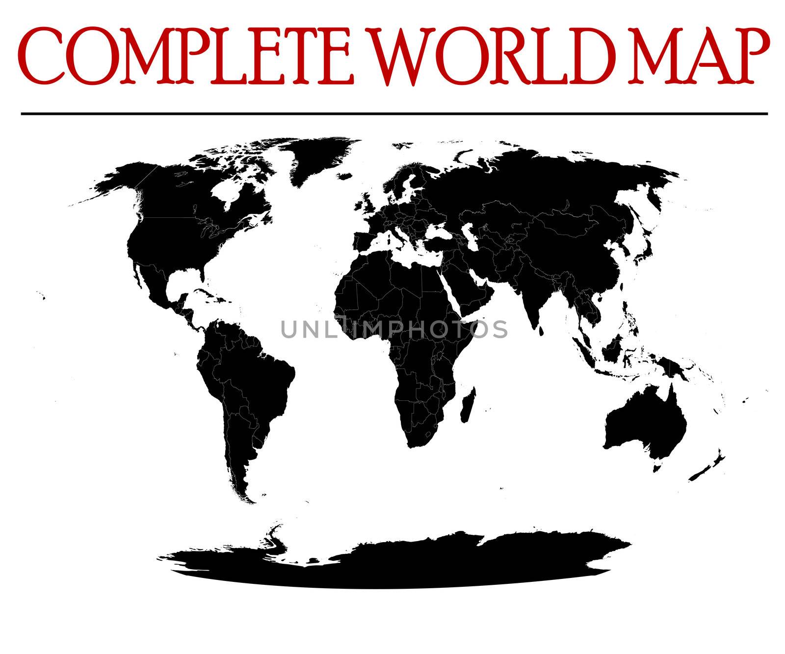 complete world map by Lirch