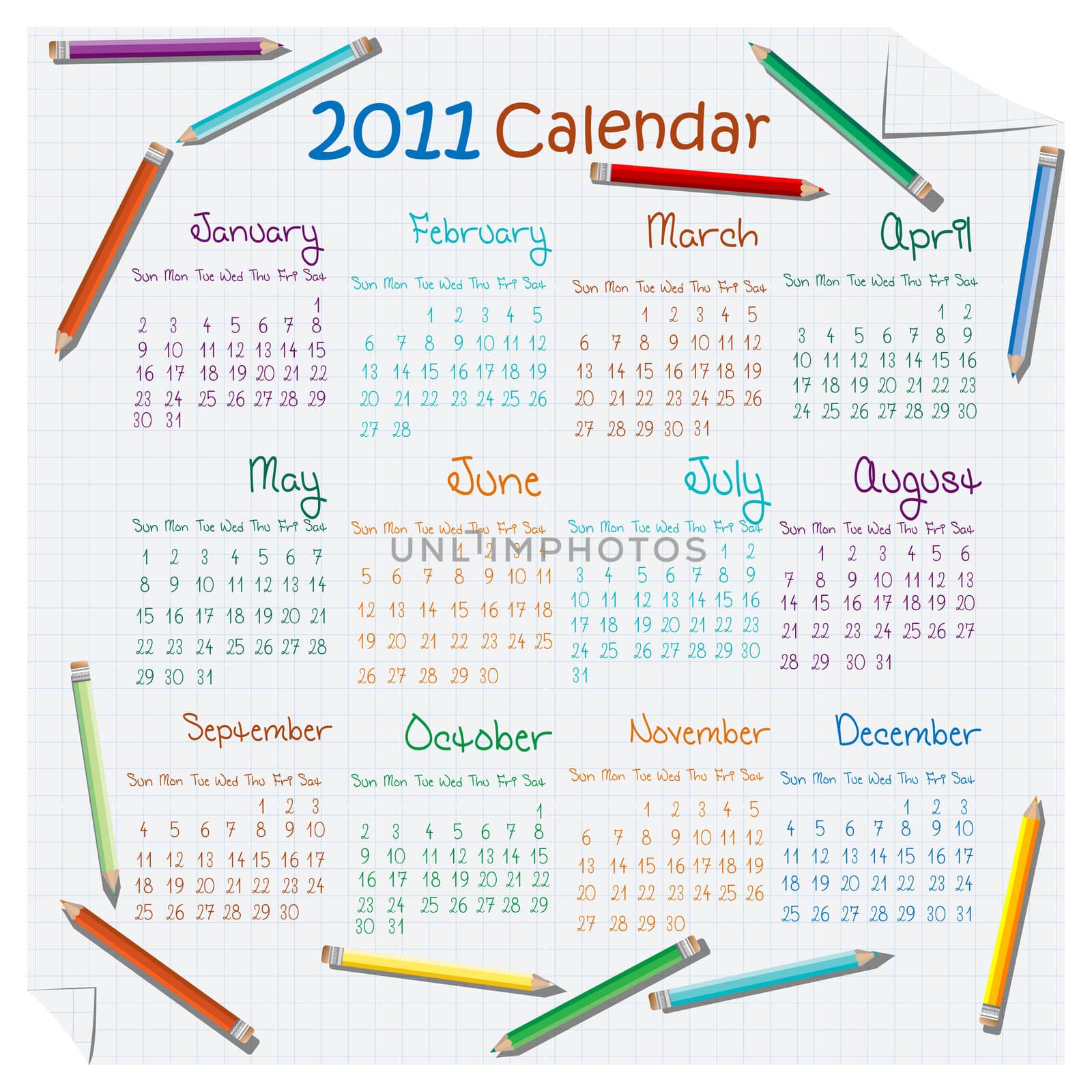 2011 calendar by Lirch
