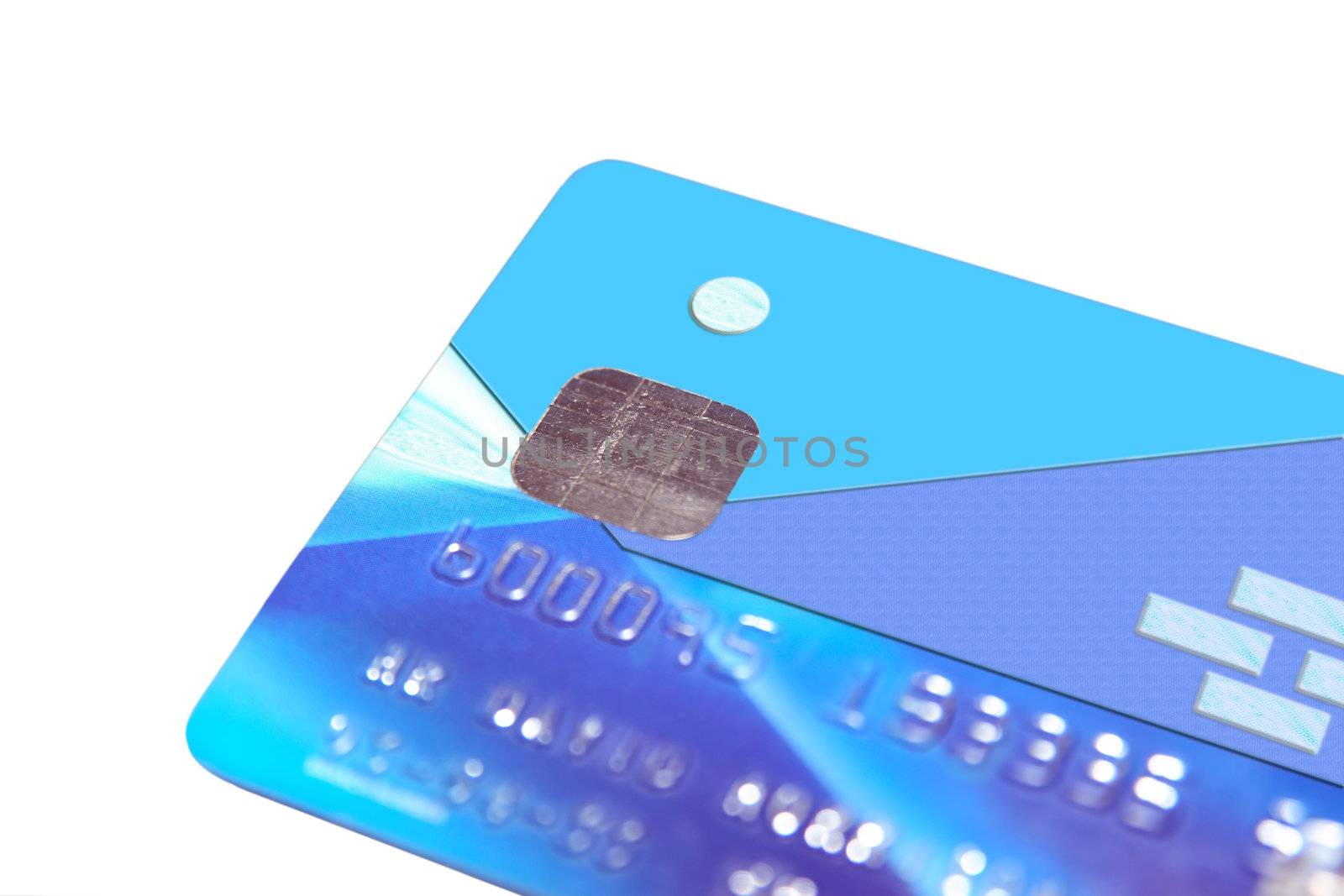 credit card ( totaly remade ) on a white background