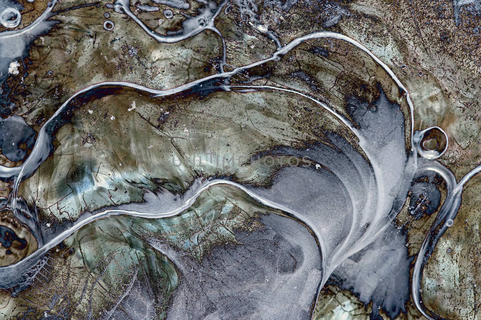 CLose-up of the inorganic matter
