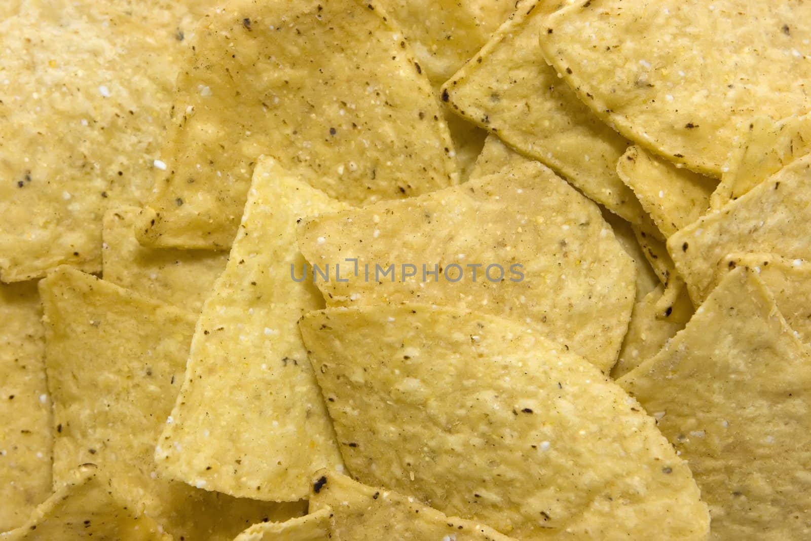 Fried potato chips nachos on the table