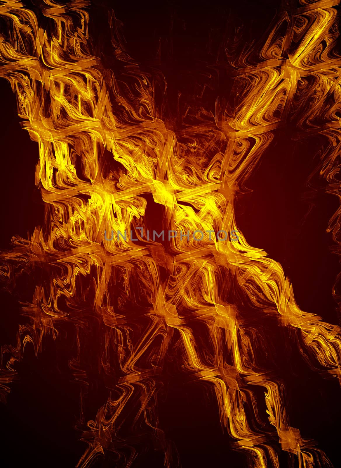 Fire abstract background, Power design. by FernandoCortes