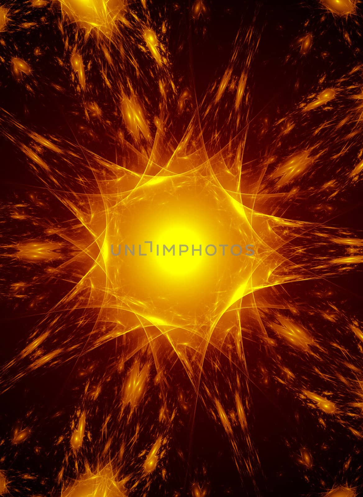 Fire abstract background, Power design. by FernandoCortes