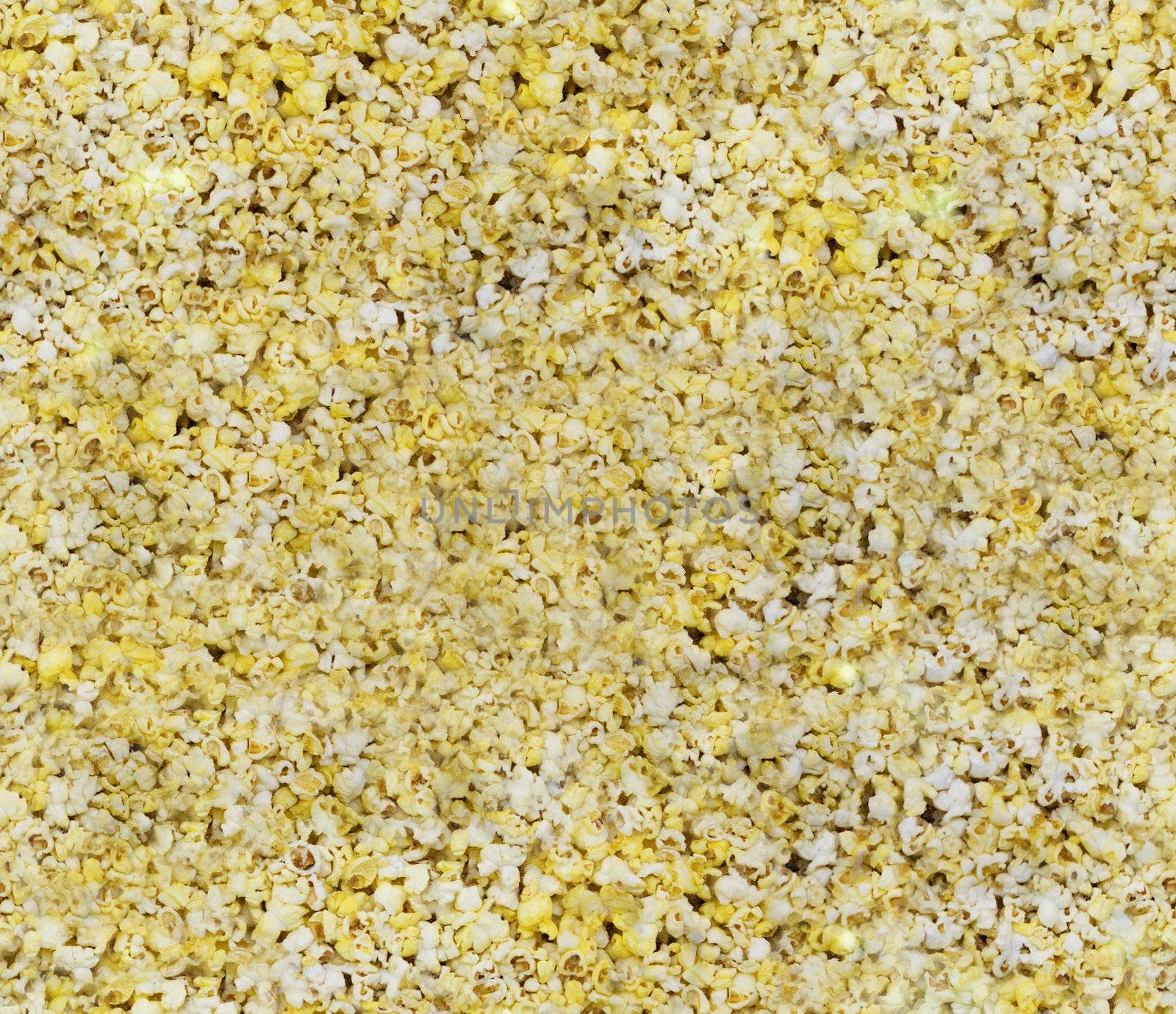 A seamless popped popcorn background