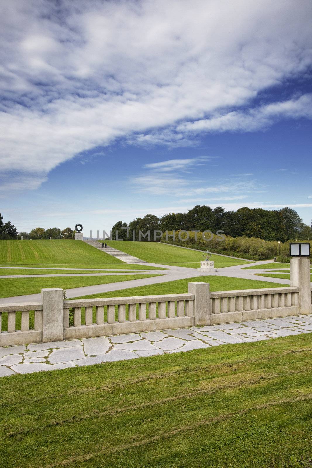 Vigelandsparken located in Oslo Norway