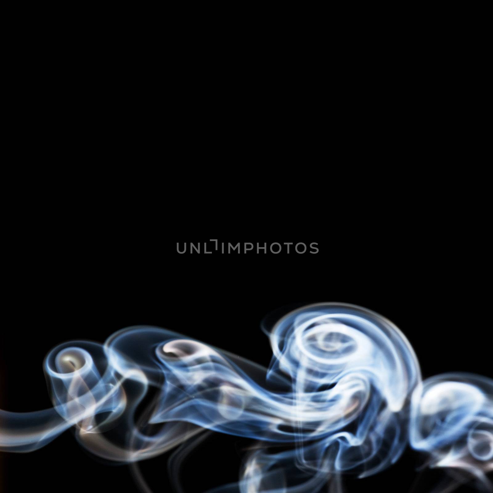 A black and white smoke background