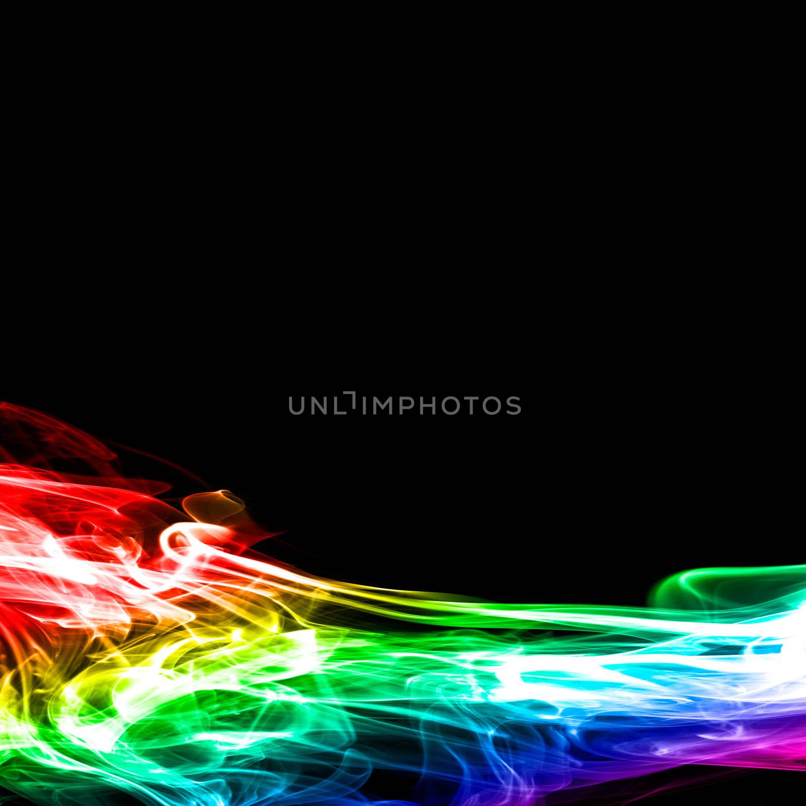 Horizontal Smoke Background by leaf