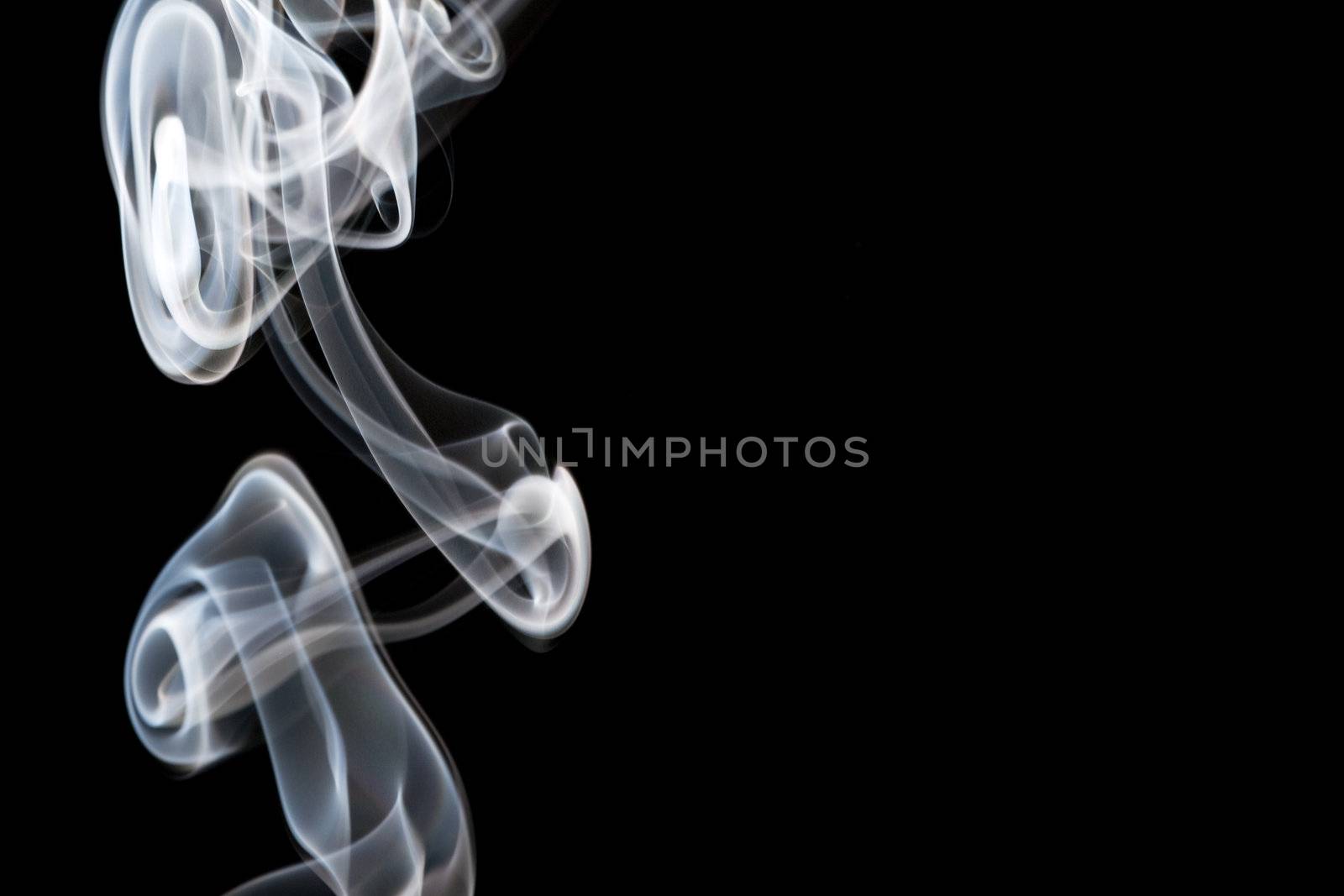 A black and white smoke background