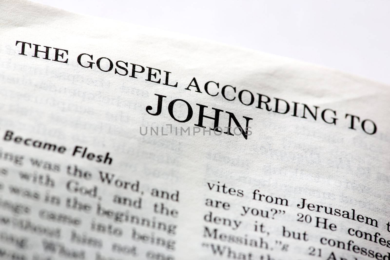 The Gospel According to John in the Christian New Testament Bible