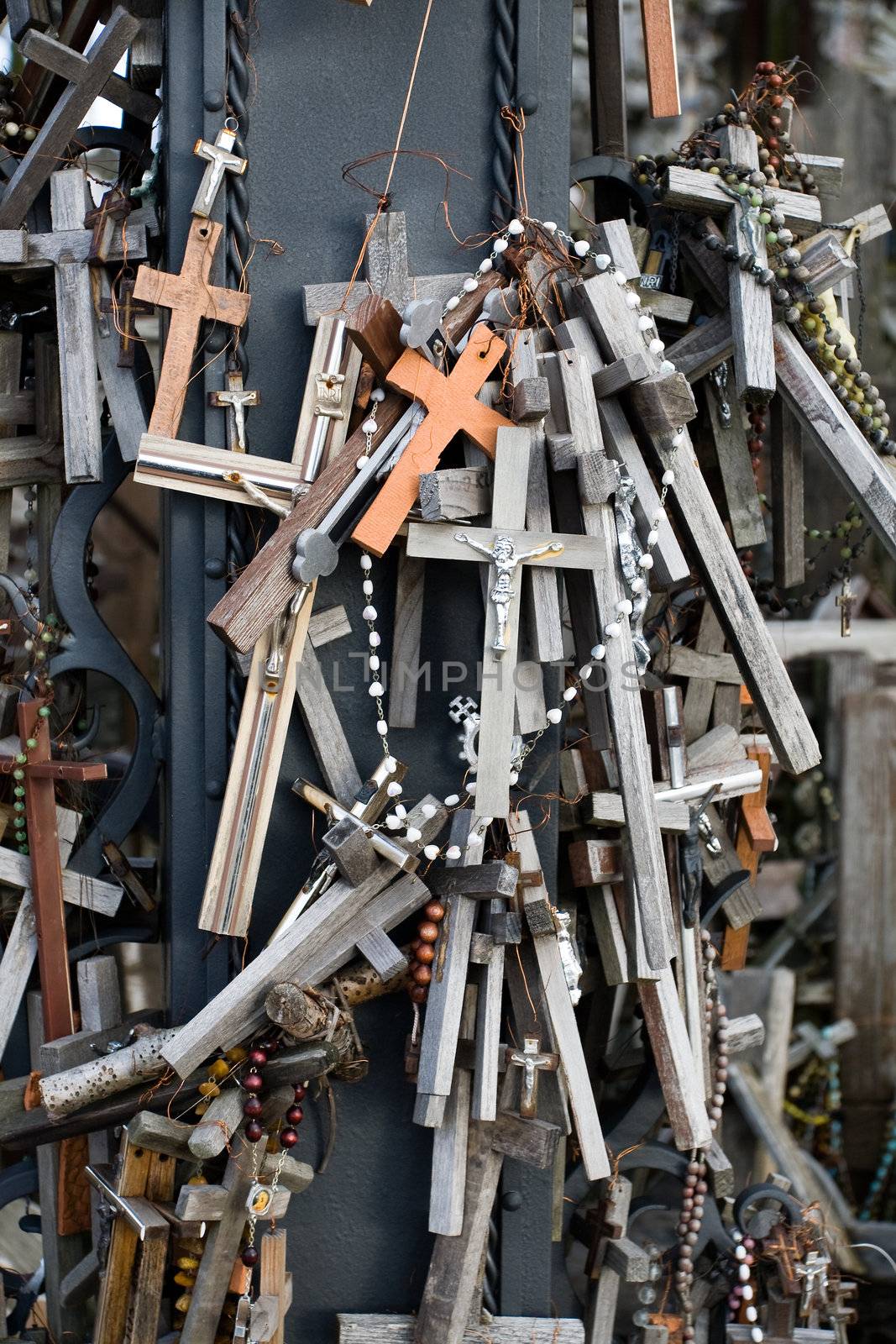The Hill of Crosses in Lithuania by ints