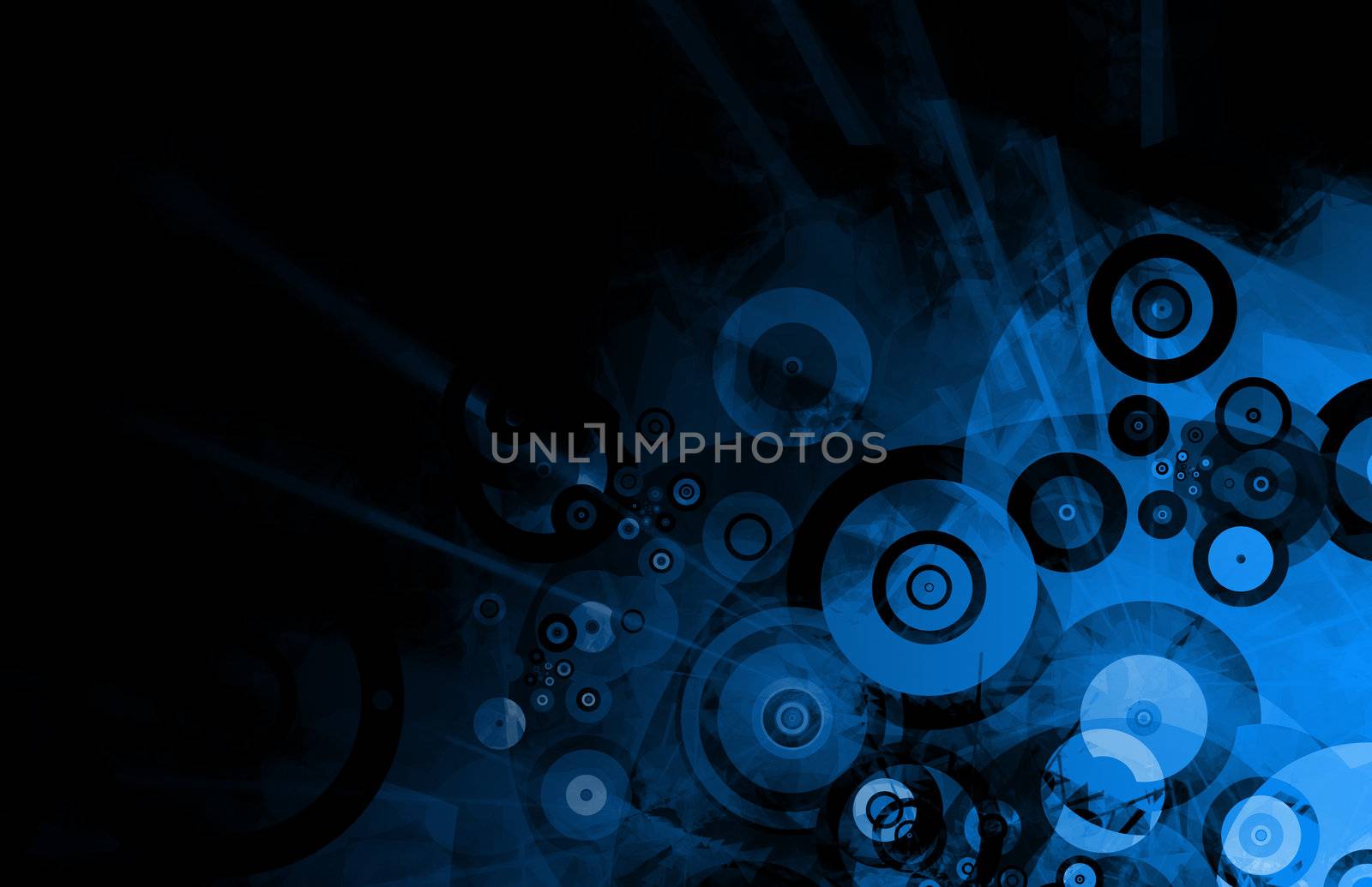 Futuristic Tech Design on a White Background