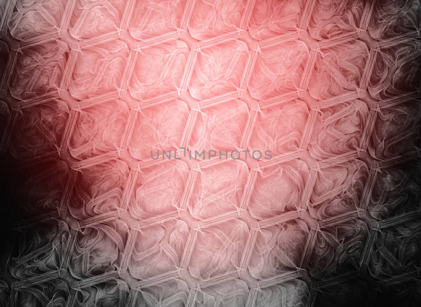 Abstract red waves and random circles, background