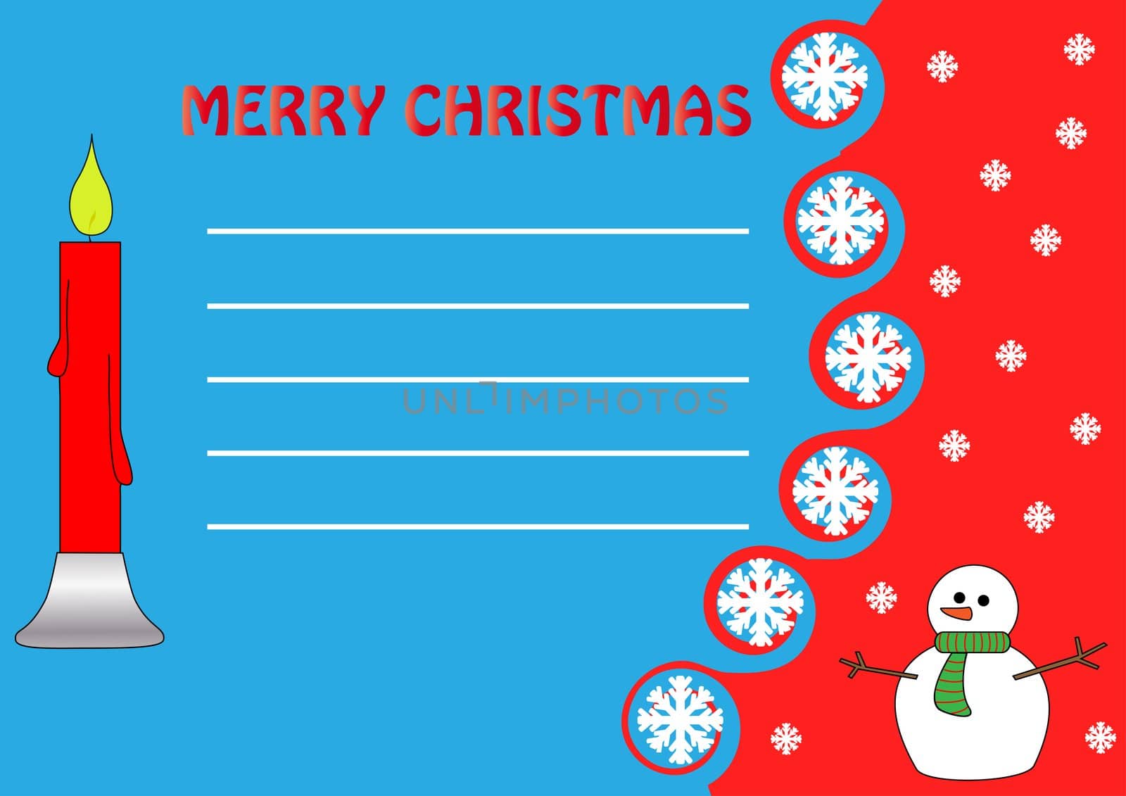 Christmas greeting card 