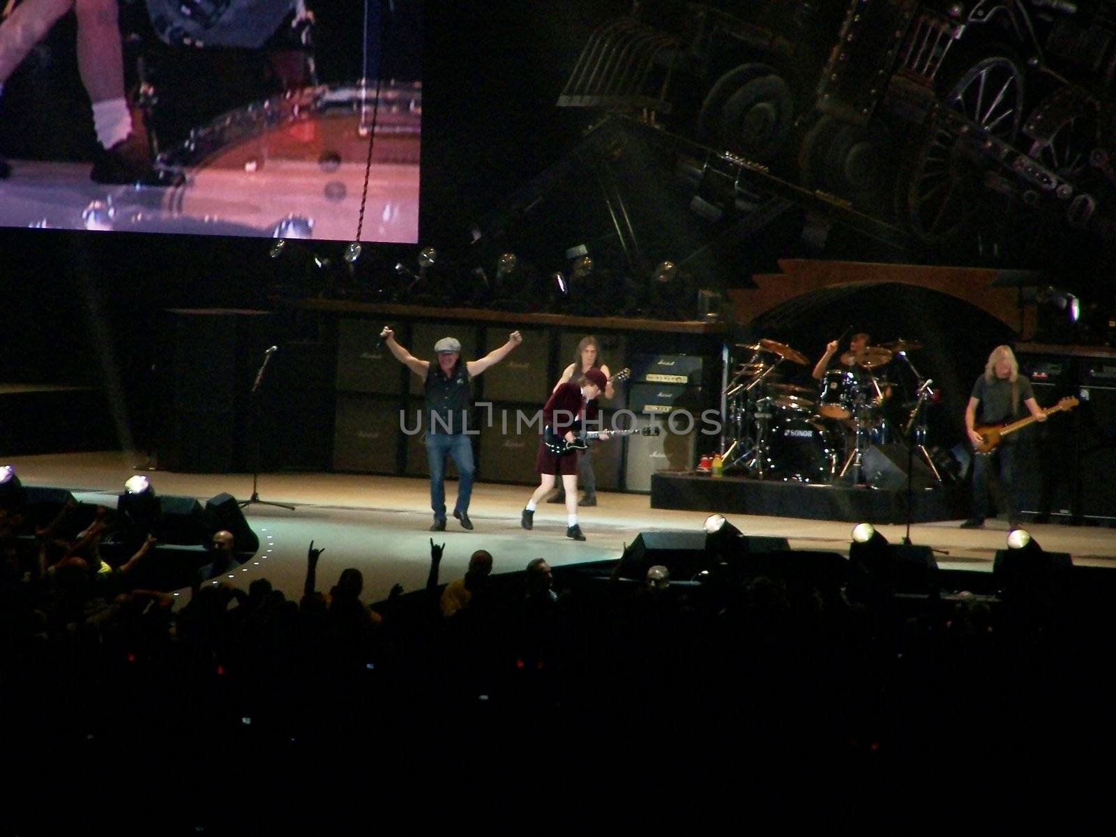 acdc on stage editorial use only