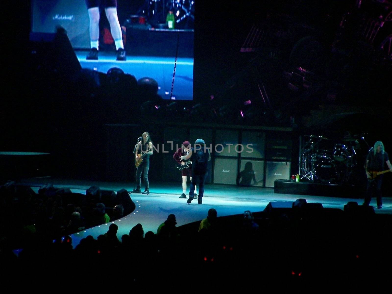 ACDC world tour black ice 2008 toronto canada editorial use only
