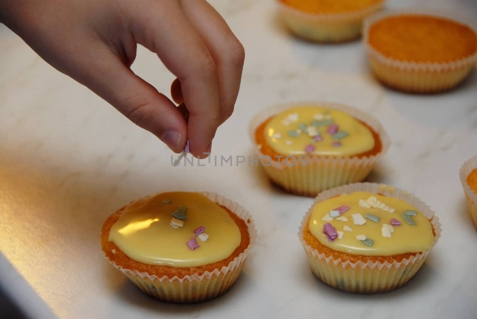 Decorated Home-made Muffins.
Norway.