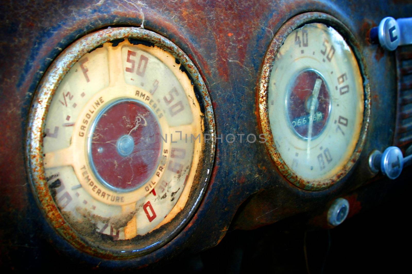 An old Chevrolet that I found at the side of a road. I like the texture of the rust in the photo.