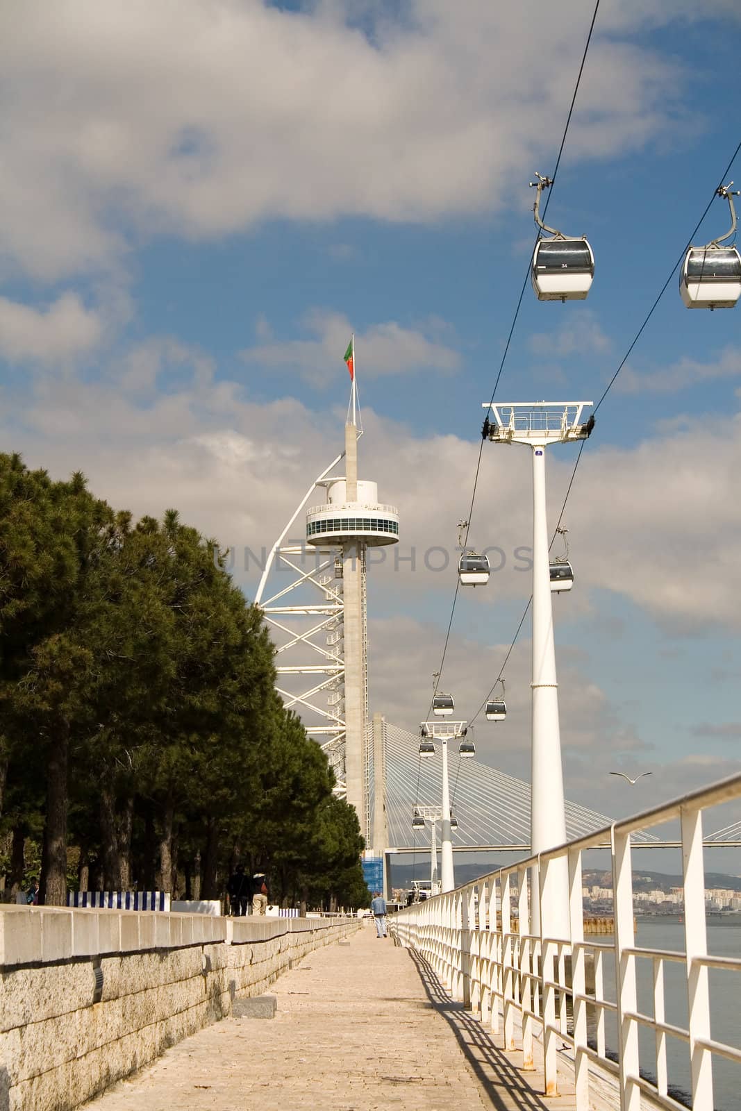 The way to Vasco da Gama tower