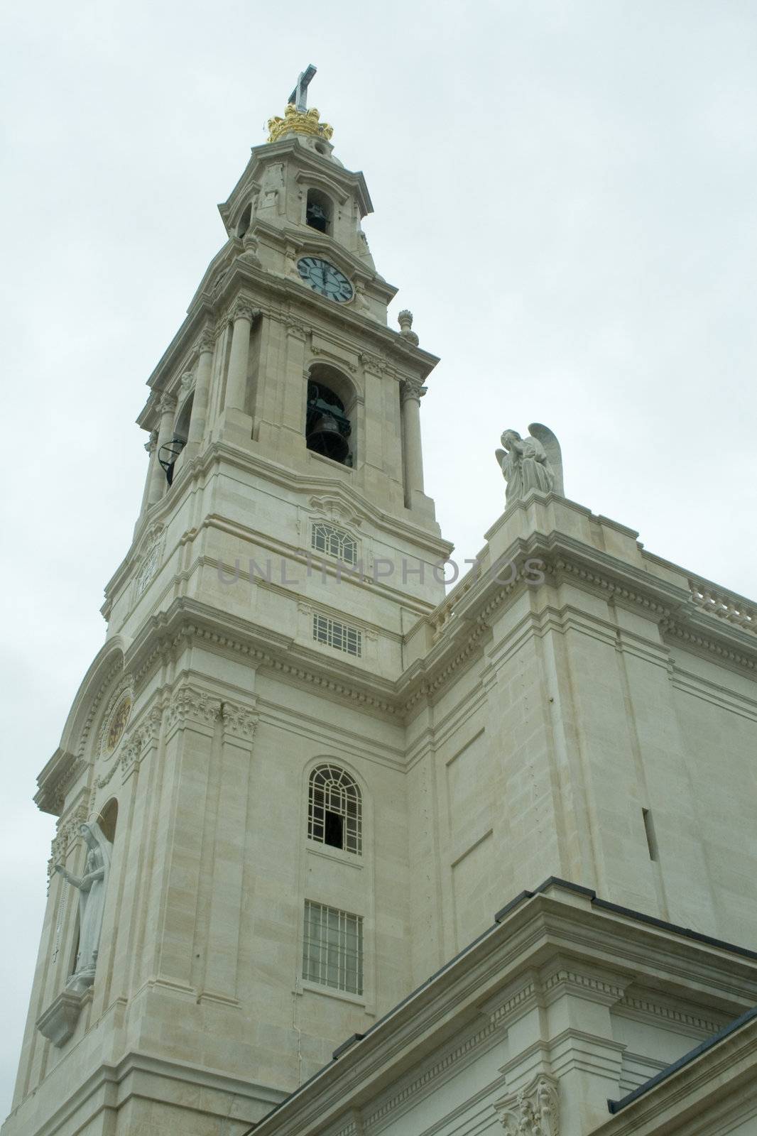 Perpective of the tower of Fatima - Portugal