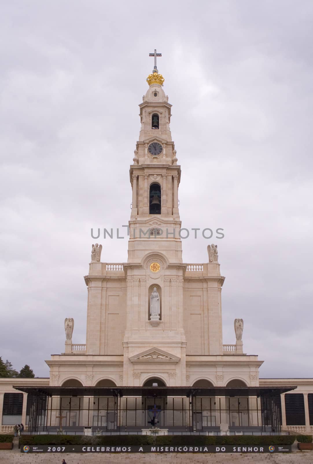 Perpective of the tower of Fatima - Portugal