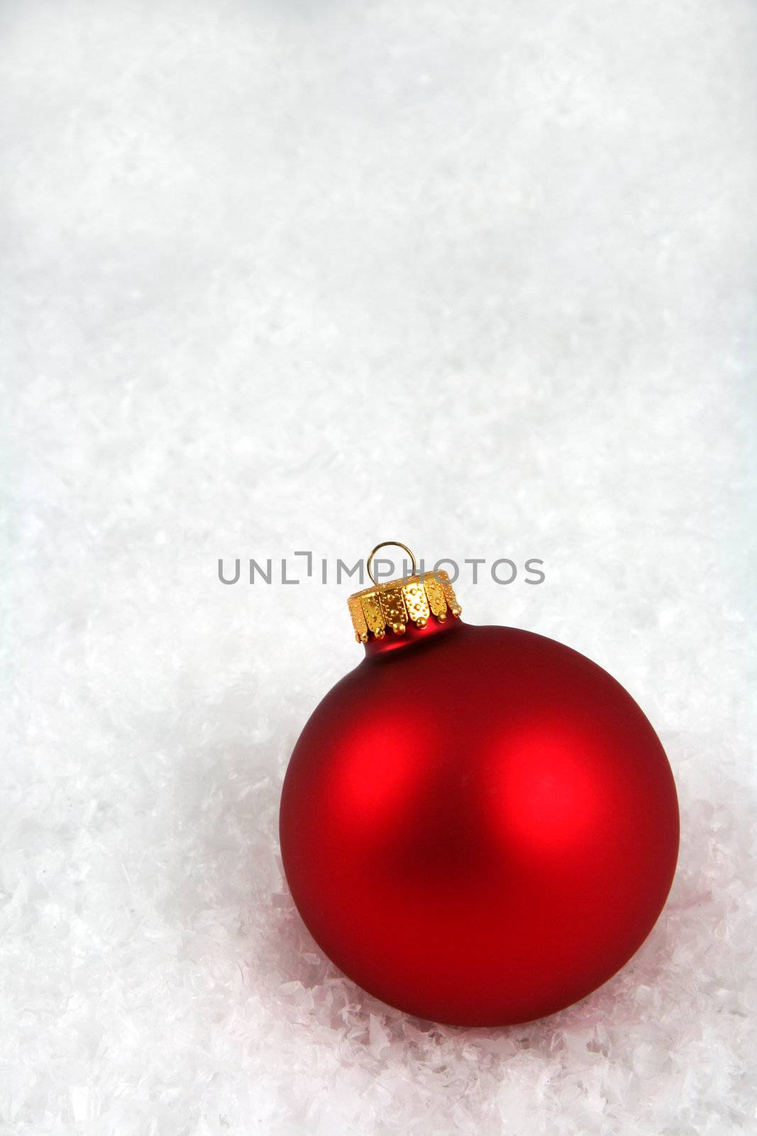 Red Xmas Ball in the Snow
 by ca2hill