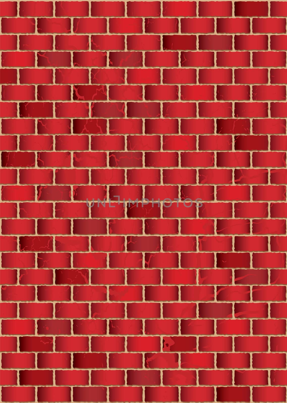 grunge red brick wall by nicemonkey