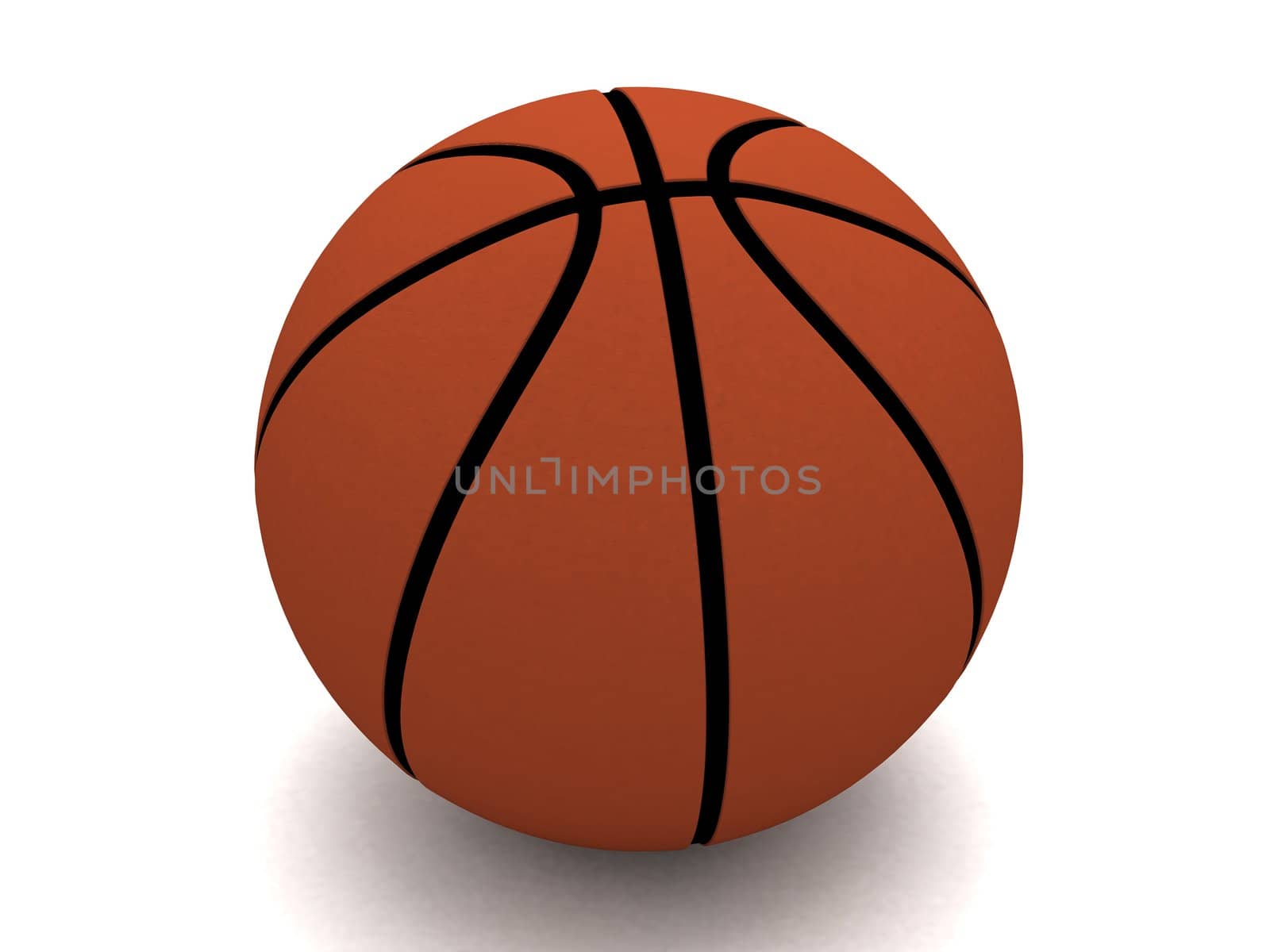 three dimensional view of basket ball


