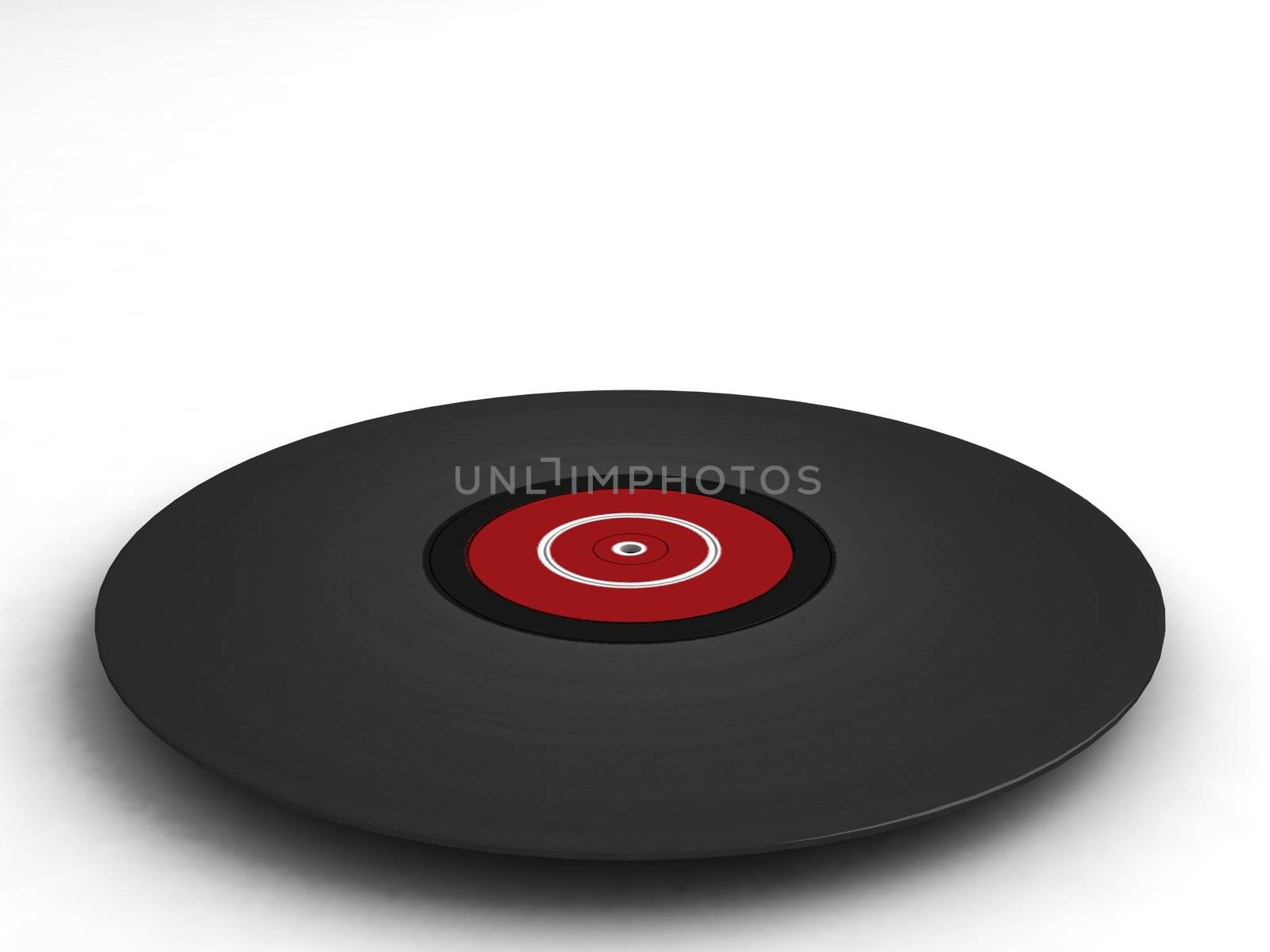three dimensional  vinyl record by imagerymajestic