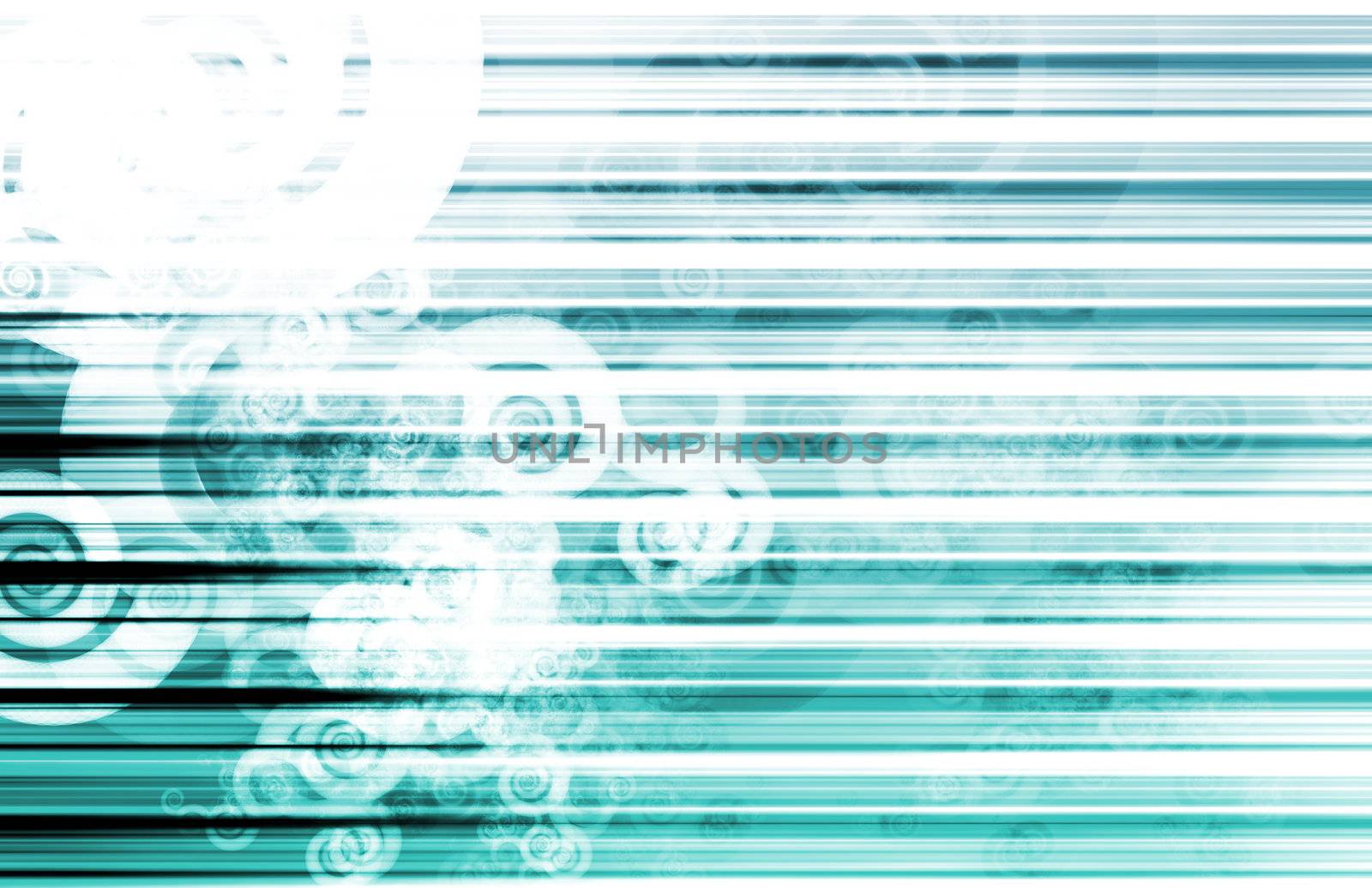 Blue Medical Science Technology as a Art 