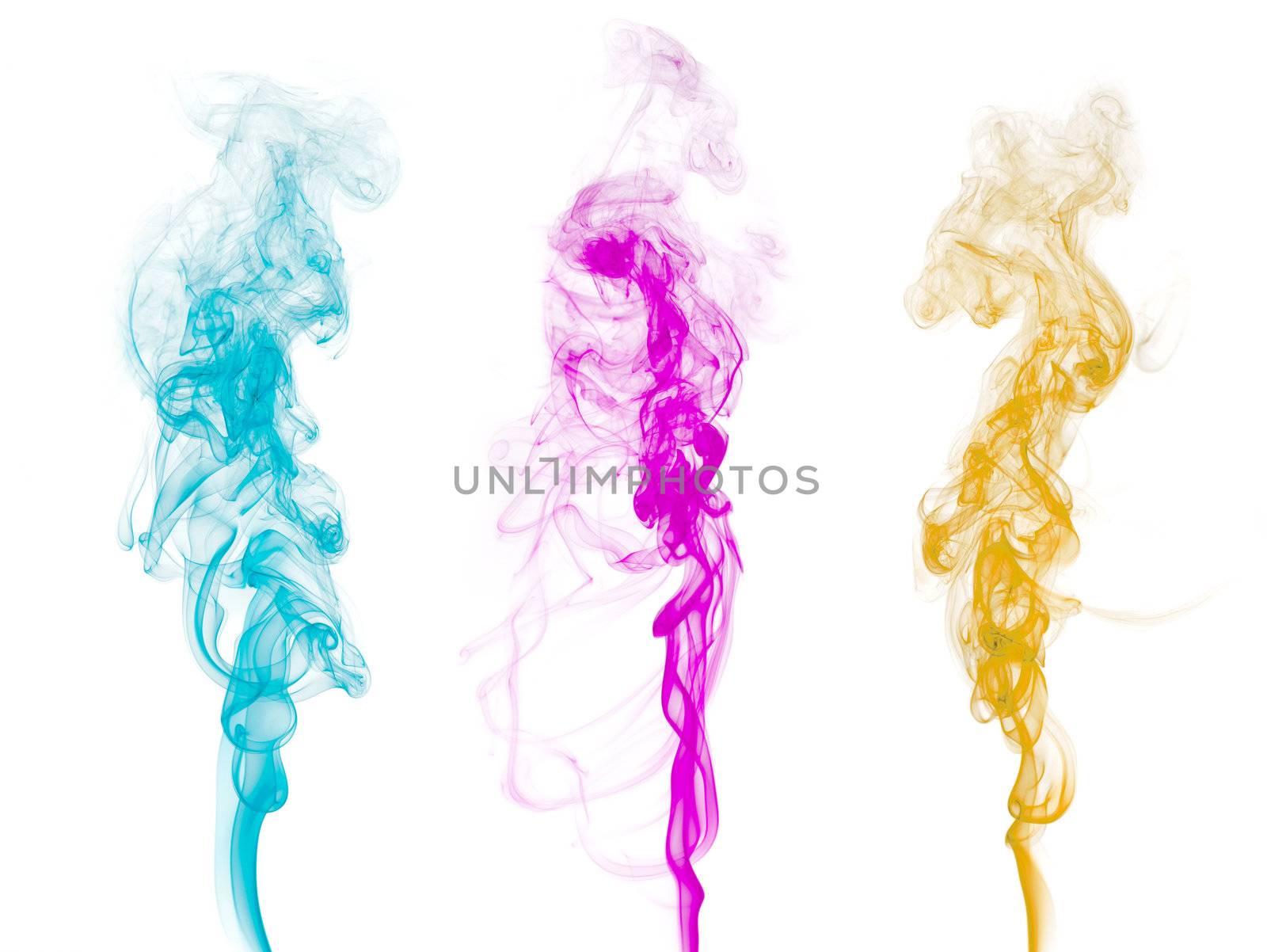 Abstract colorful smoke by homydesign