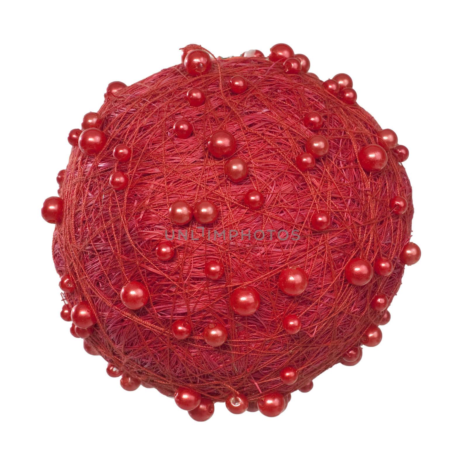 Red Christmas ball by homydesign