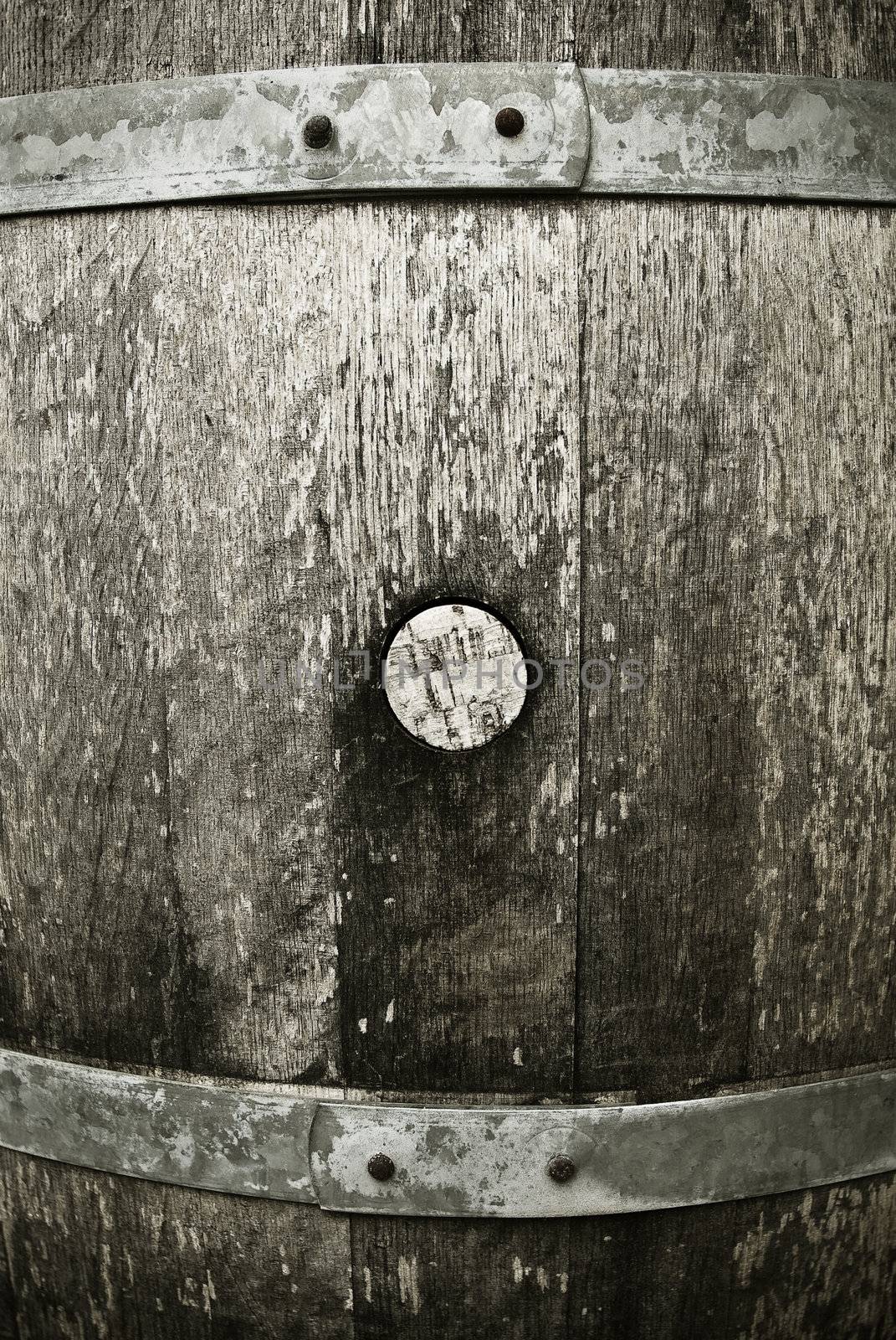 old oak barrel by laengauer