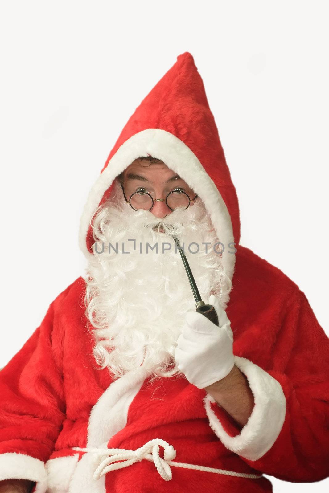 Santa with Pipe by Teamarbeit