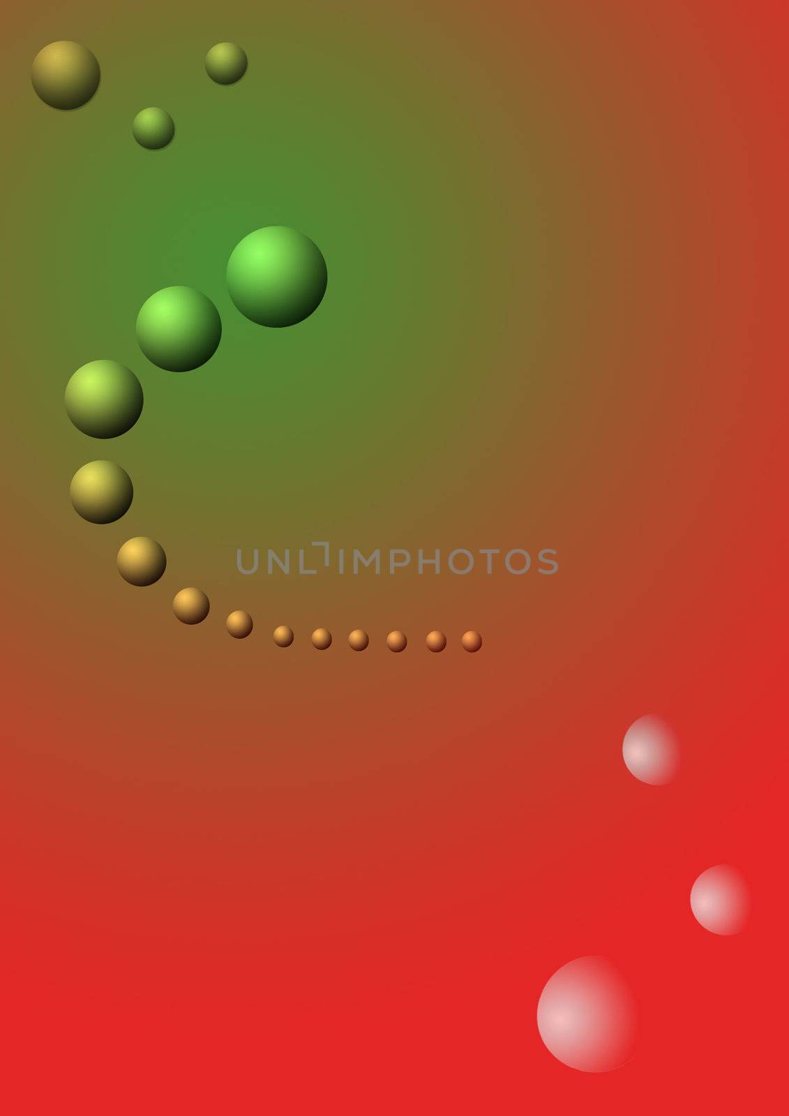 Abstract illustration - circles - abstract background