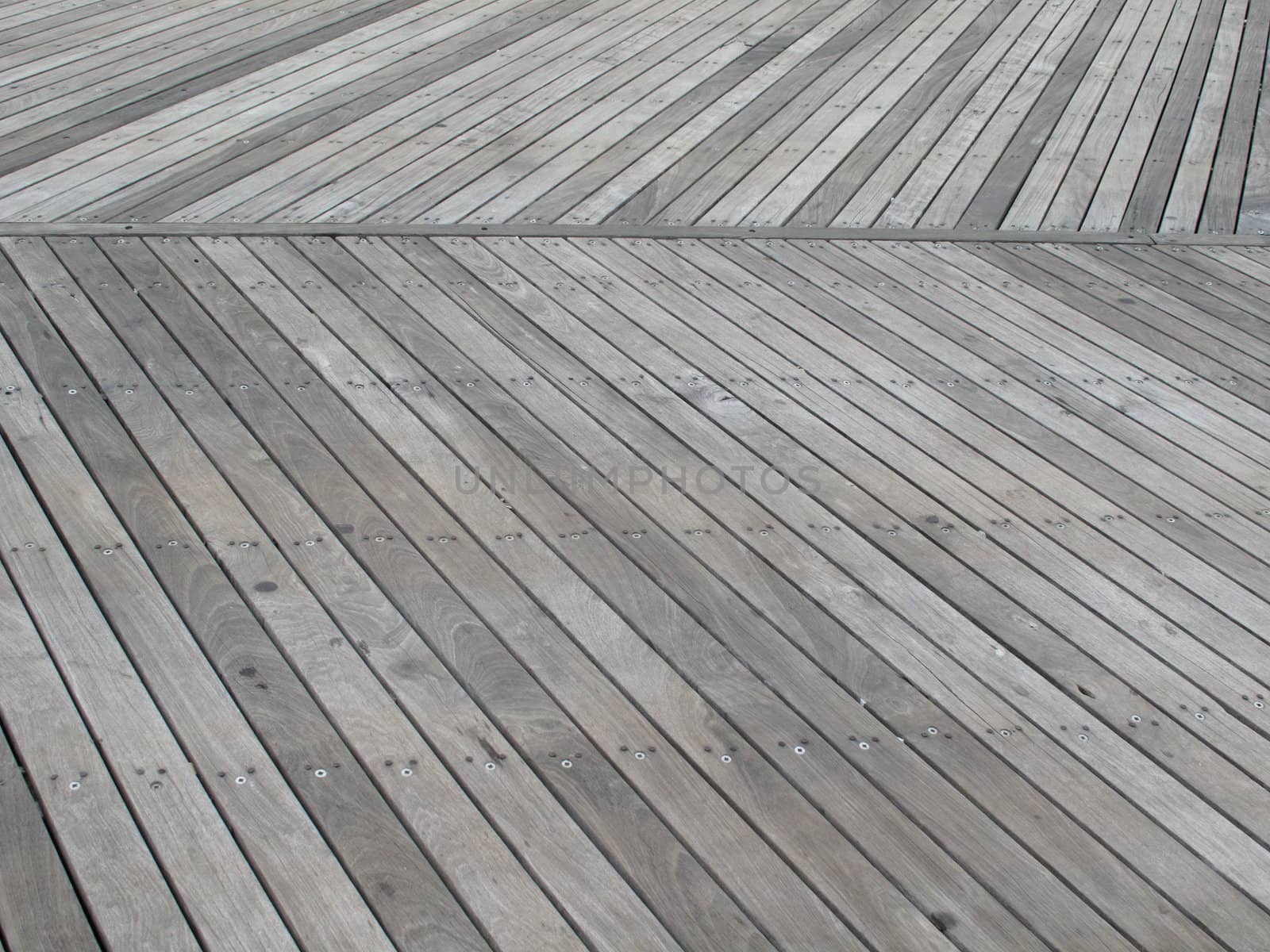 Wooden boardwalk near beach in Atlantic City, New Jersey