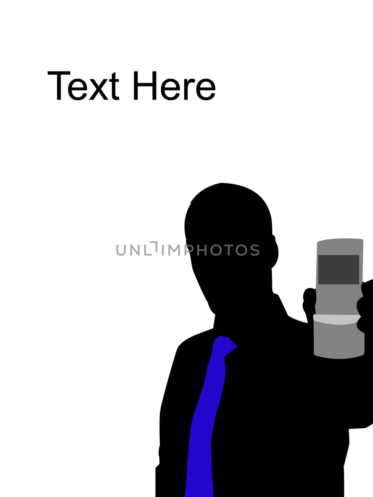 man showing cell phone to camera