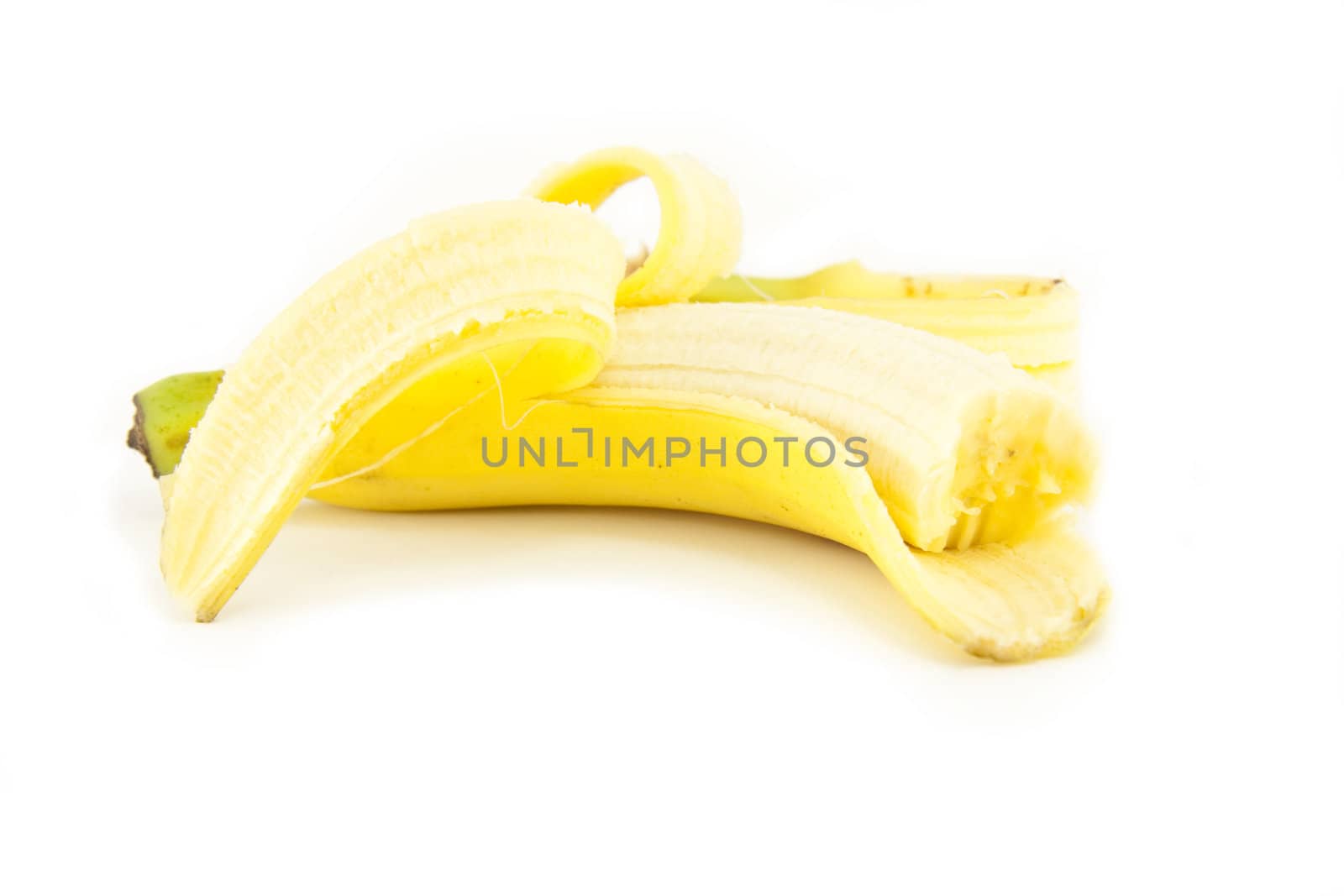 Half eaten banana by ChrisAlleaume