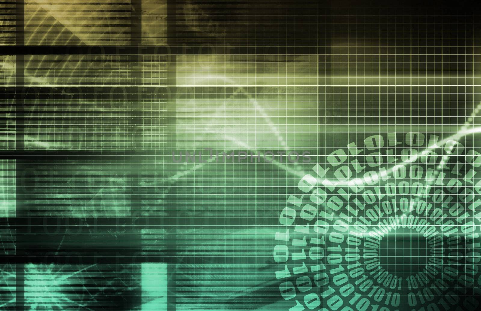 Internet World Wide Web Abstract Tech Background