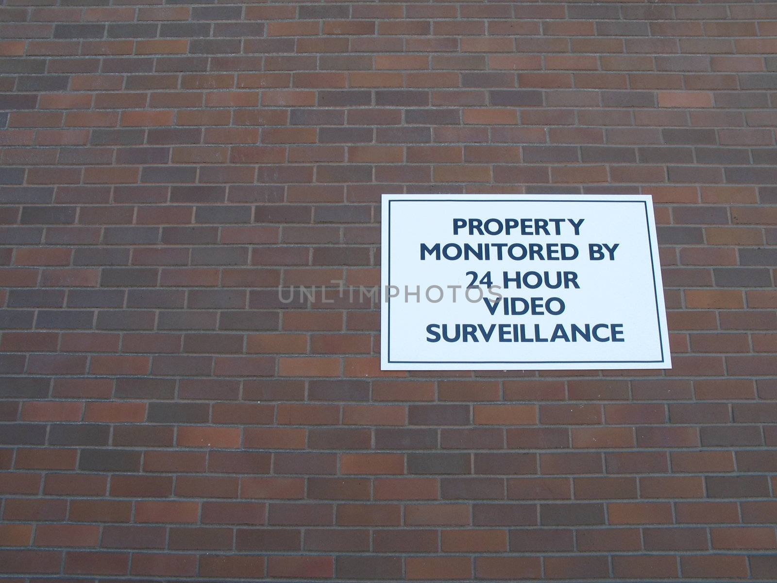 property monitored sign