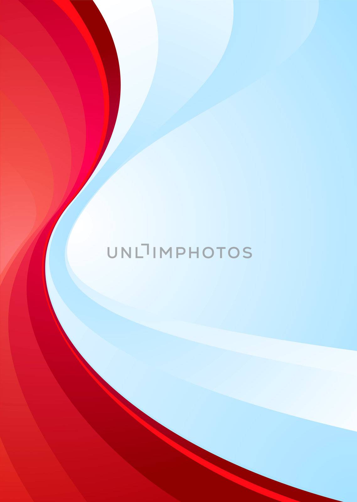 Contrasting colours red and blue make this ideal background