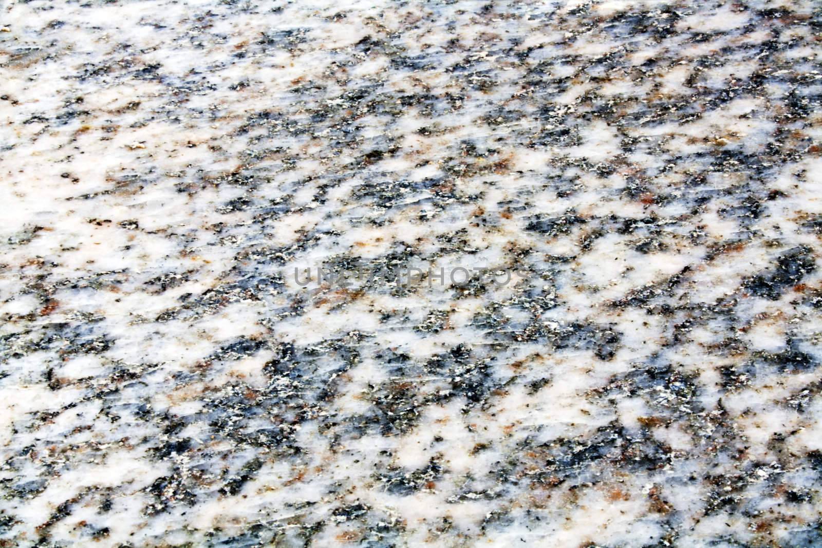 Details of polished gray granite