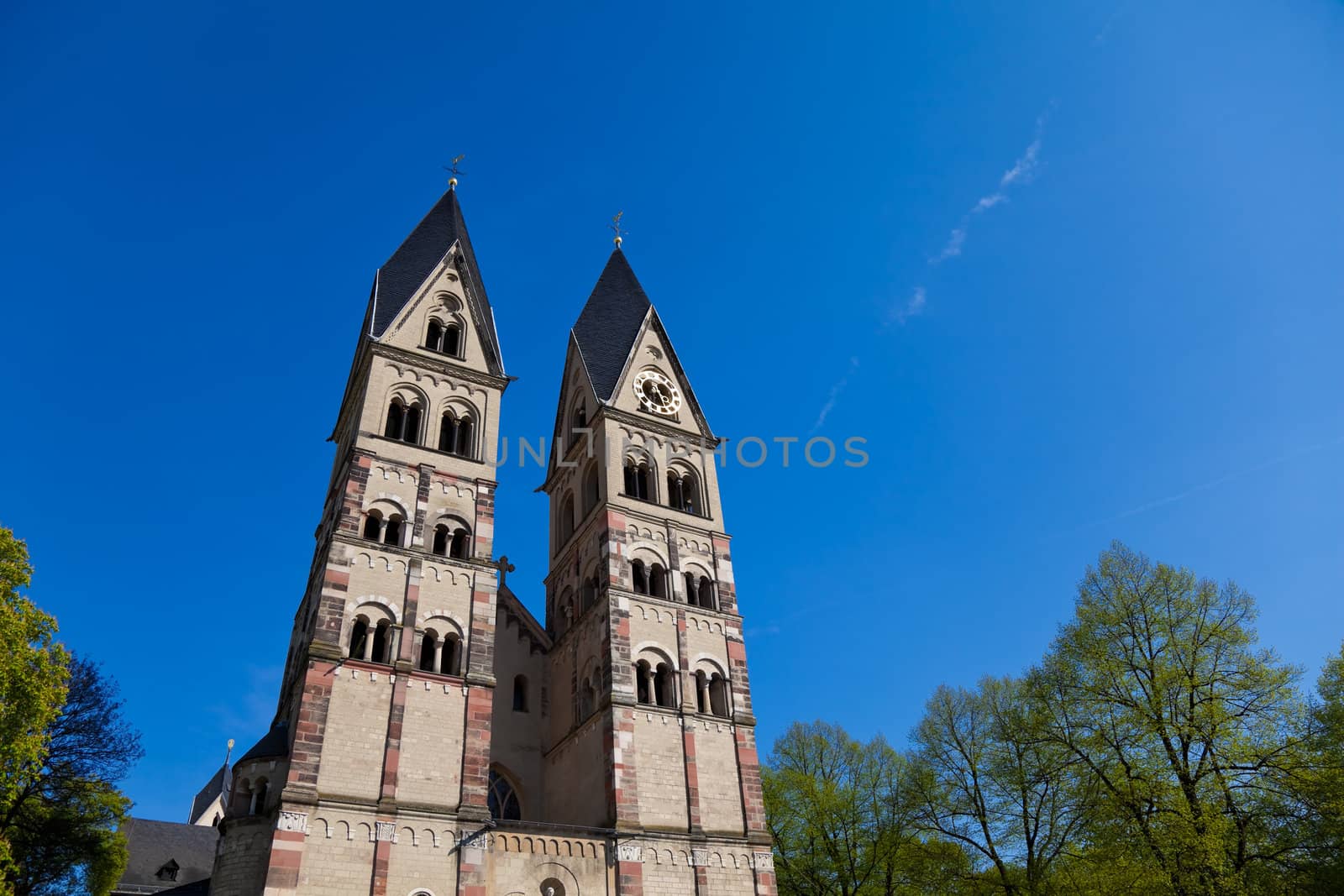 St. Kastor Church in Koblenz, Germany. World Heritage Site.