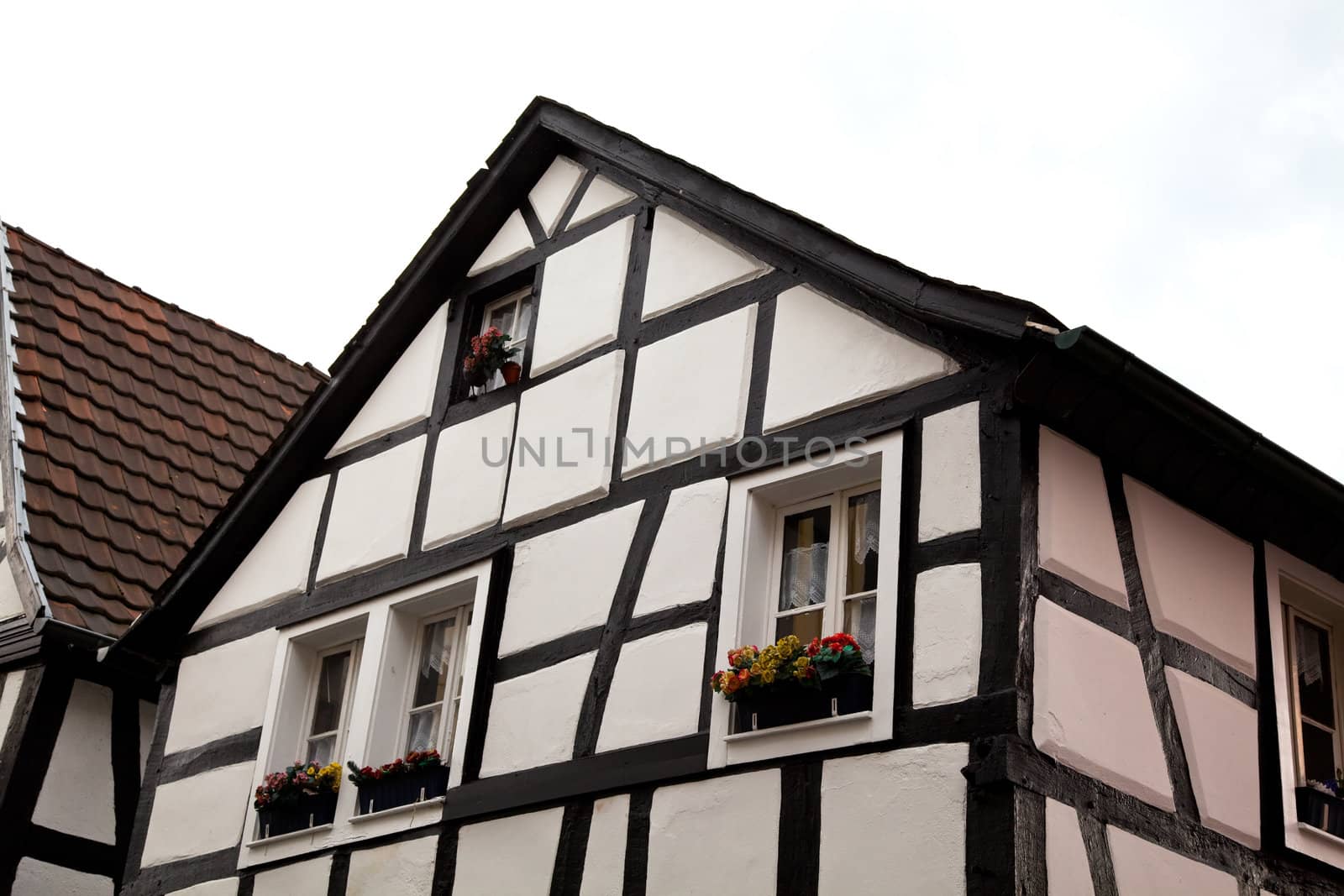 Traditional half-timbered house in Germany