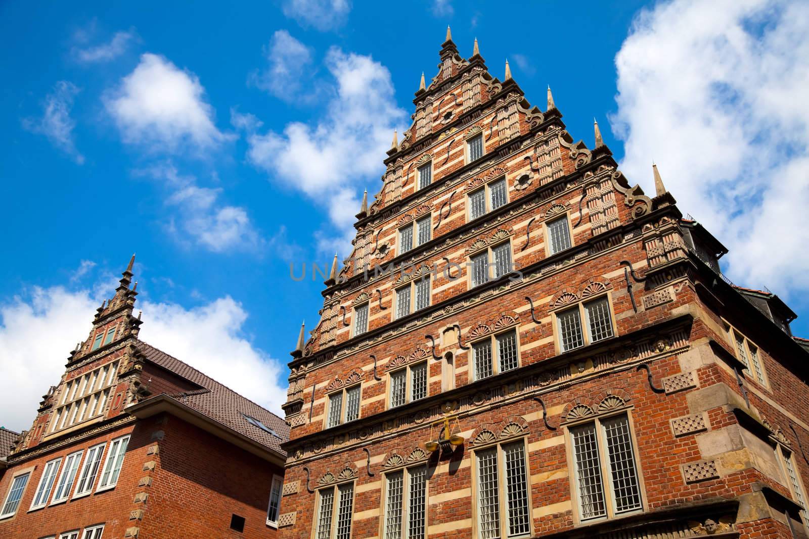 The old Weigh House (Stadtwaage) in Bremen, Germany.
