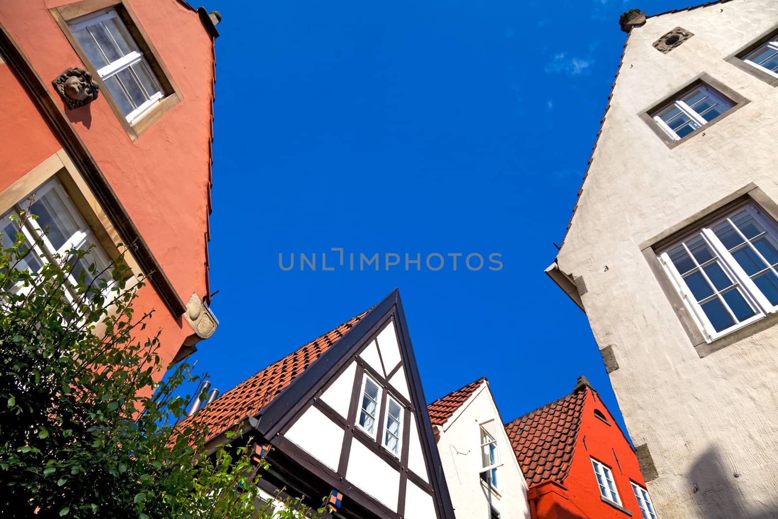 Old Houses in Bremen, Germany.
