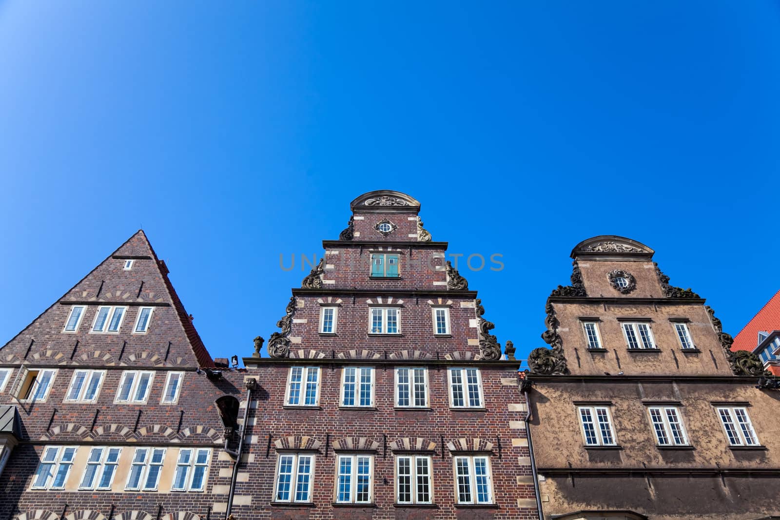 Old Architecture in Downtown Bremen, Germany