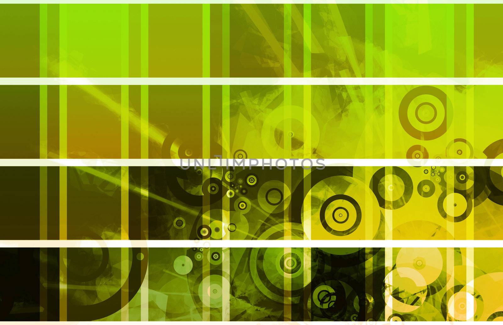 Colorful and Cool Website Design Elements Clip Art