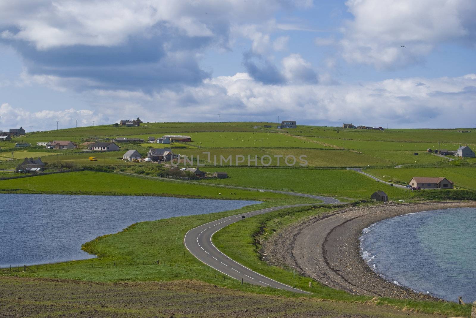 part of the Churchill barriers on Orkney