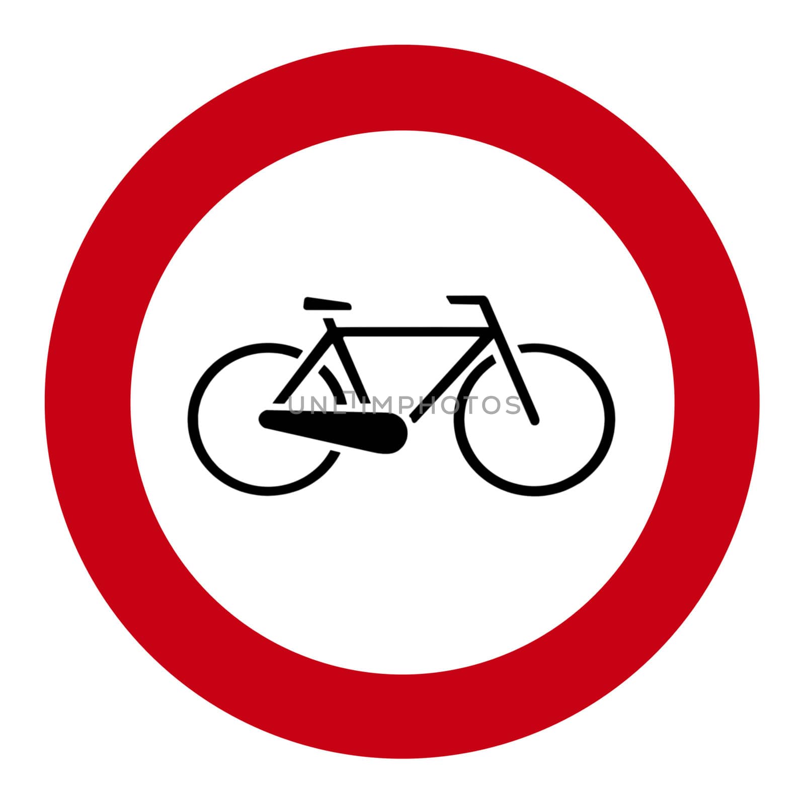 This image shows a information sign from biker