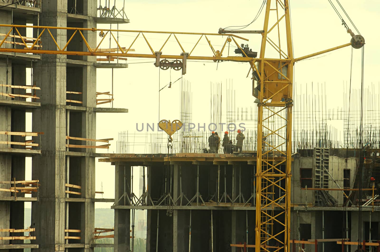 Silhouette of construction worker 3